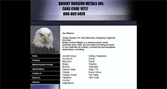 Desktop Screenshot of brighthorizonmetals.com